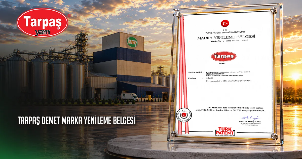 Tarpaş Demet Marka Yenileme Belgesi